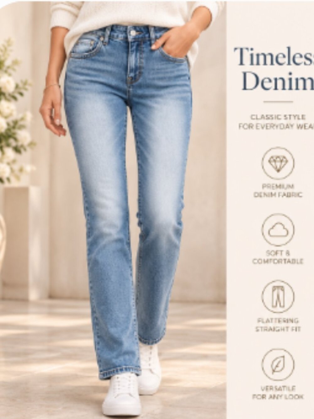 Vintage Lane Bryant Straight Leg Jeans – Size 14